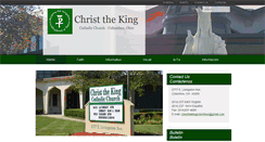 Desktop Screenshot of christthekingcolumbus.com