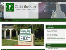 Tablet Screenshot of christthekingcolumbus.com